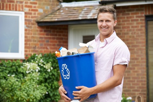 Assessment of items for flat clearance in Whitechapel